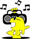 Stereo clip art