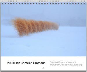 free Christian calendar